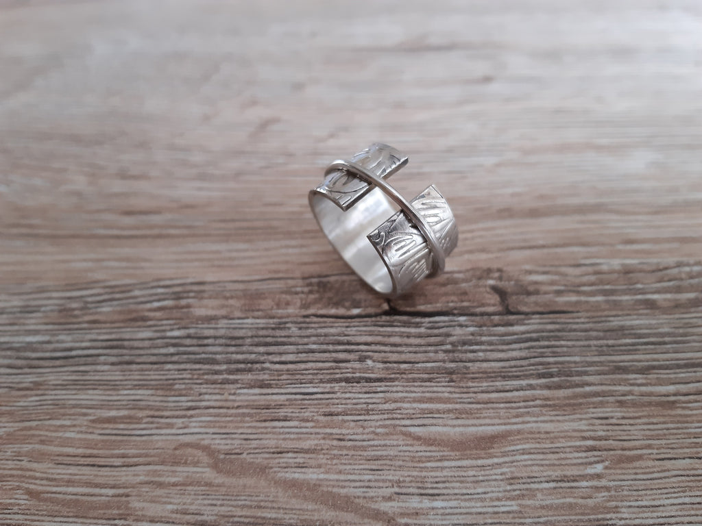 Ring, florales Band – Schmuck von Goldschmiede AS