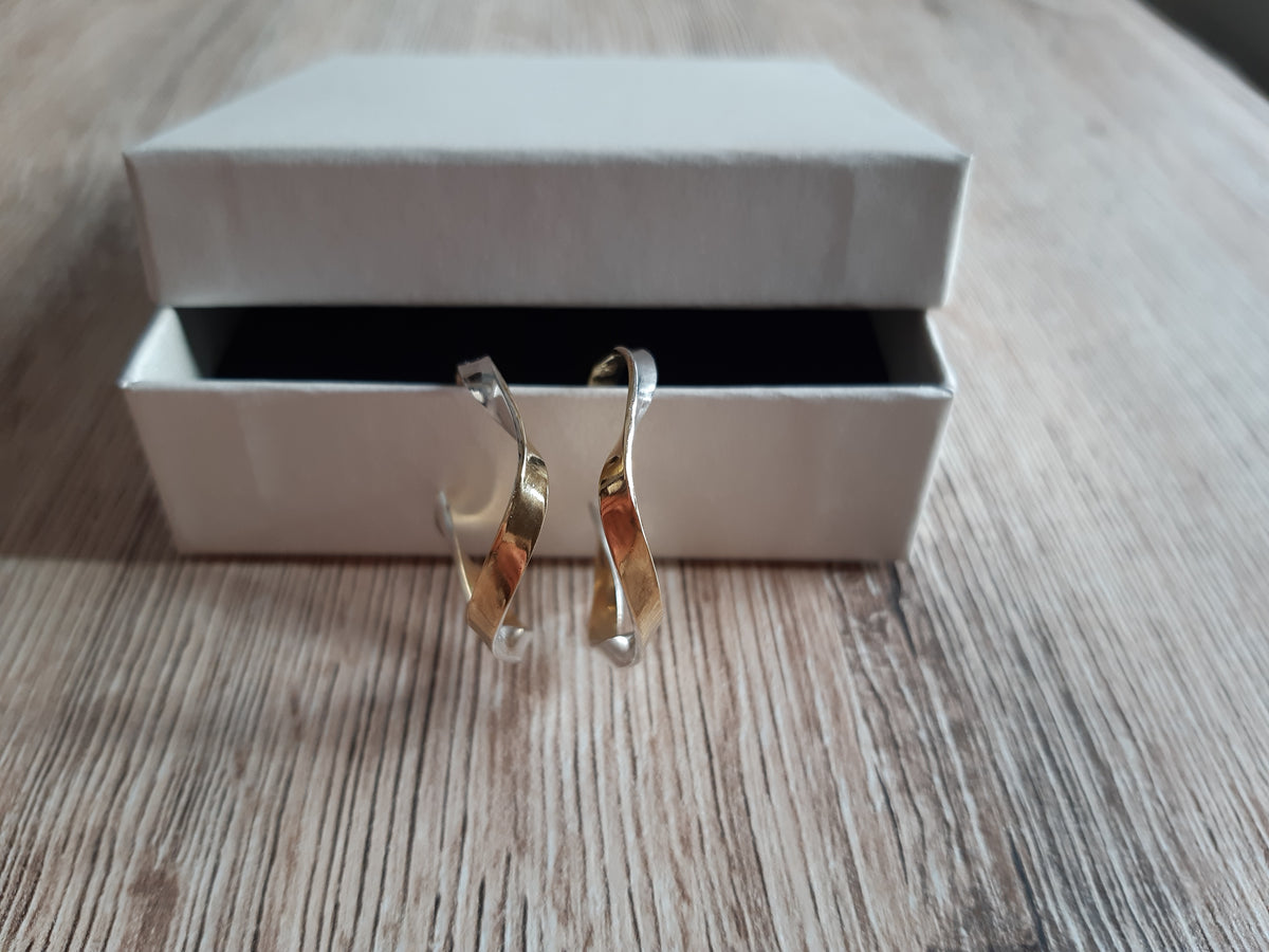 Bicolor-Creolen – Detailansicht 3