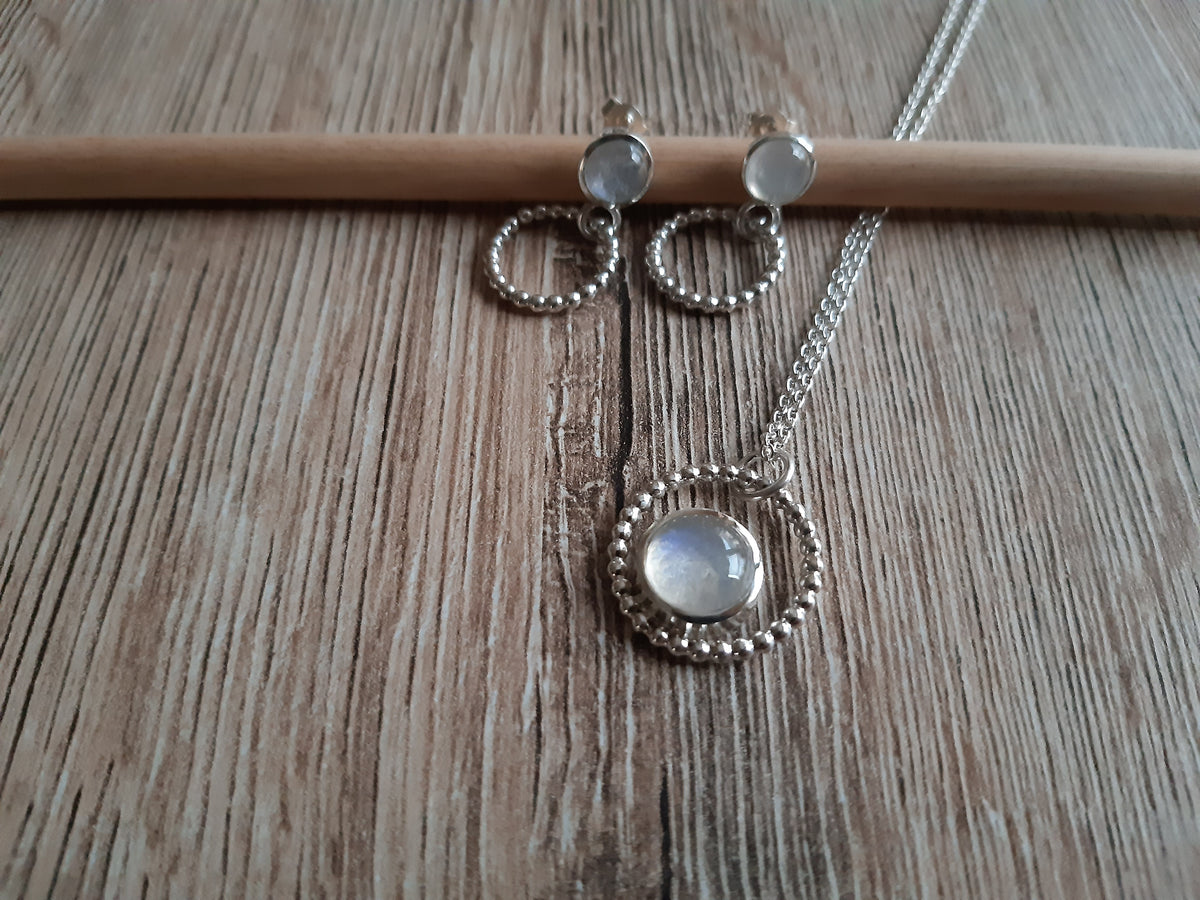 Kette Mondkristall – Detailansicht 3