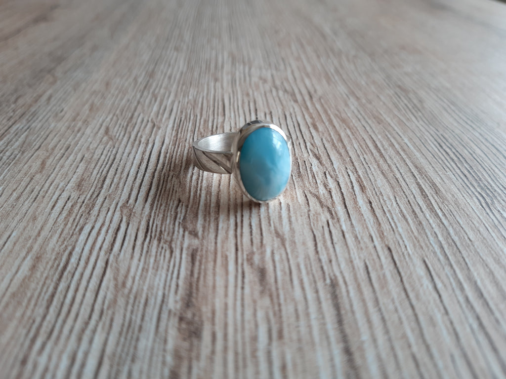 Ring mit Larimar – Schmuck von Goldschmiede AS