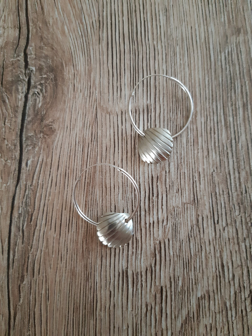 Creolen mit Muscheln – Detailansicht 2