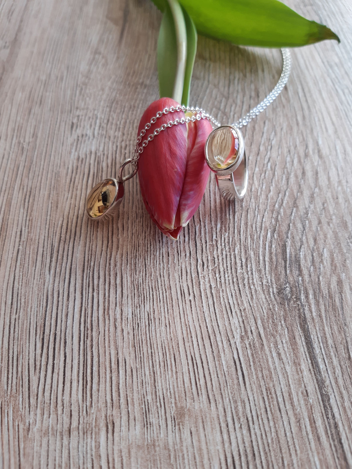 Ring mit Citrin – Detailansicht 2