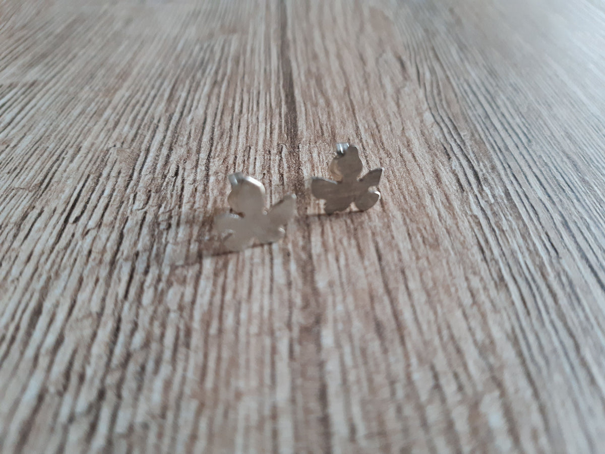 Ohrstecker Ahornblatt – Schmuck von Goldschmiede AS