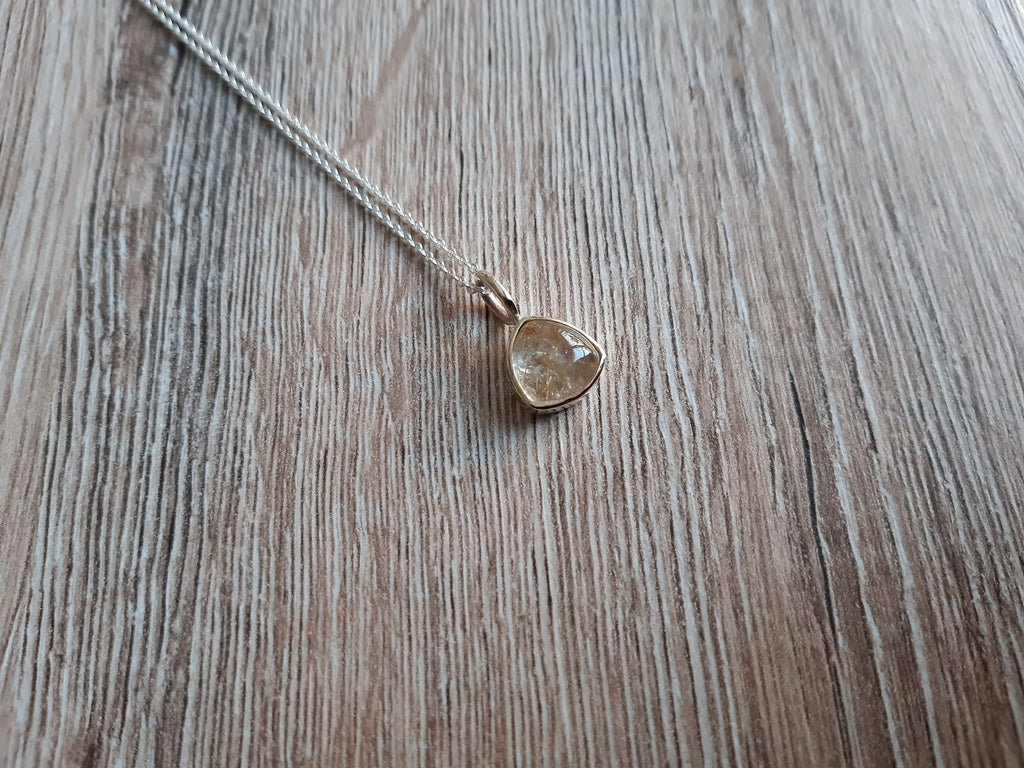Kette mit Rutilquarz – Schmuck von Goldschmiede AS