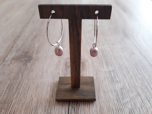 Creolen Lavendel – Schmuck von Goldschmiede AS