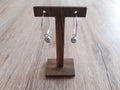 Creolen mit grauer Perle – Schmuck von Goldschmiede AS