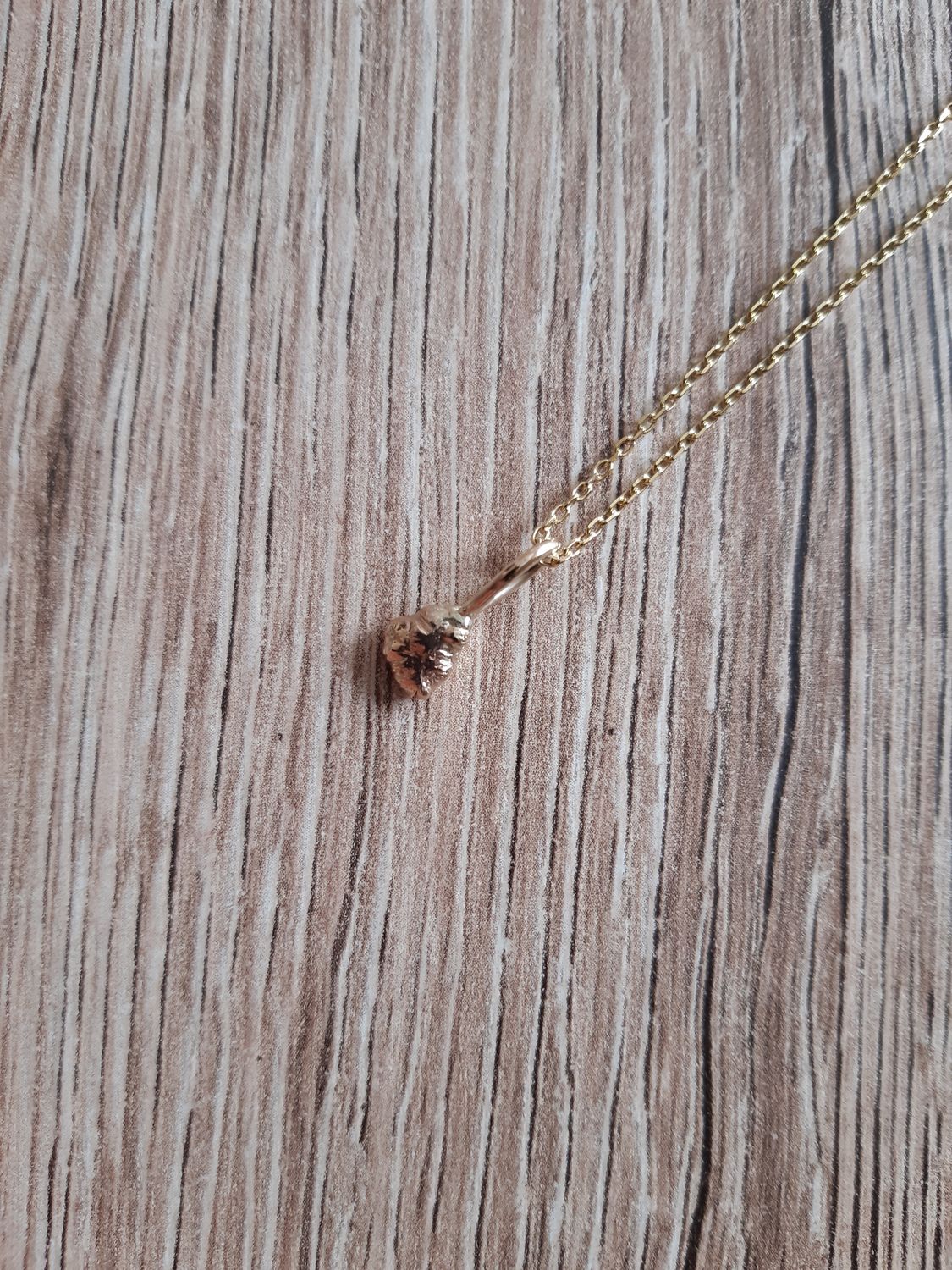 Kette mit Goldnugget-Anhänger – Schmuck von Goldschmiede AS